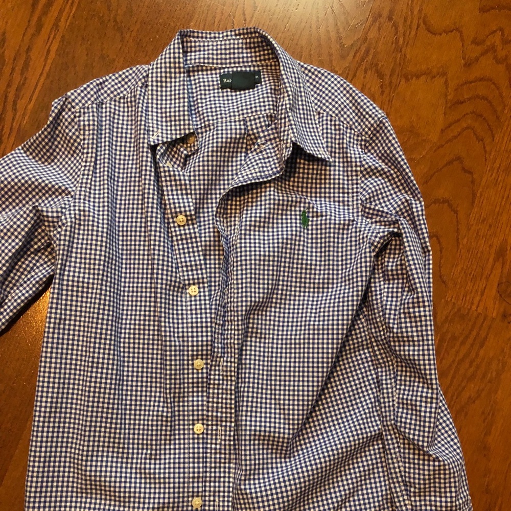 Boys polo Ralph Lauren buttondown shirt 10/12